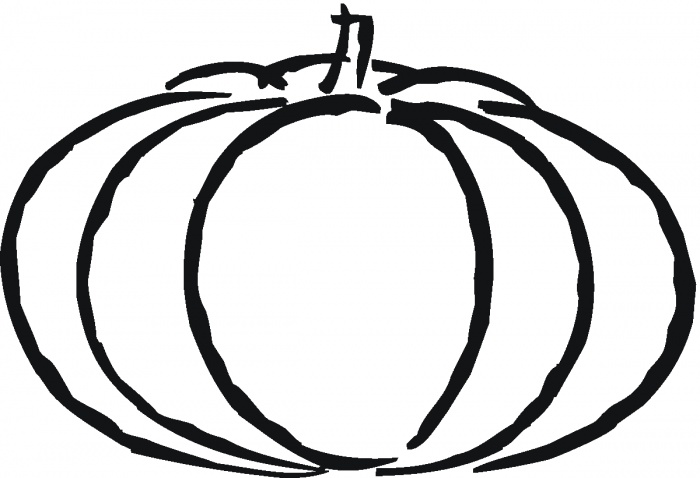 Pumpkin Outline Drawing Pumpkin 13 Coloring Page Gif