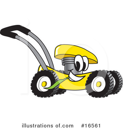 Royalty Free  Rf  Lawn Mower Clipart Illustration By Toons4biz   Stock
