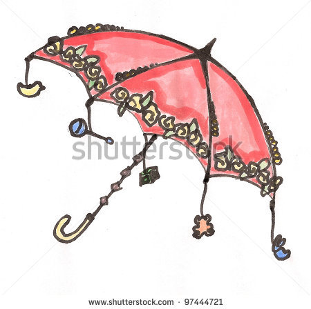Baby Shower Umbrella Clip Art 1465675 Jpg