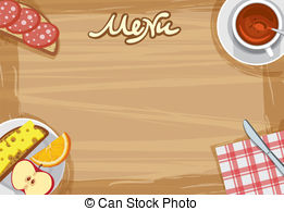 Breakfast Menu Clip Art Vector Graphics  8728 Breakfast Menu Eps    