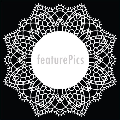 Crochet Lace Mandala Illustration  Clip Art To Download At Featurepics