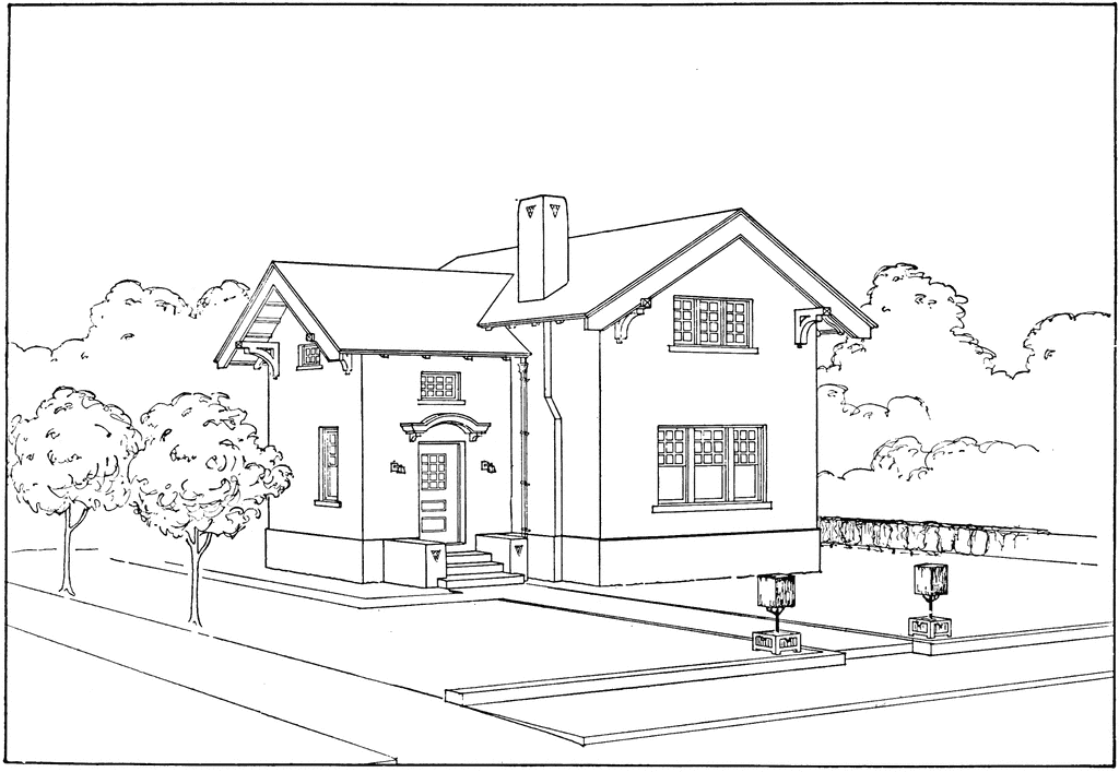 Drawings Houses Clip Art Pictures