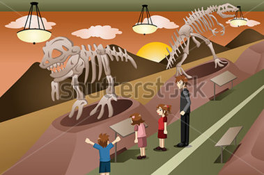 Education   A Vector Illustration Of Kids On A Field Trip To A Museum
