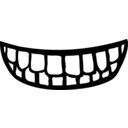 Evil Orca Cartoon Looking And Smiling With Teeth Clipart   Royalty