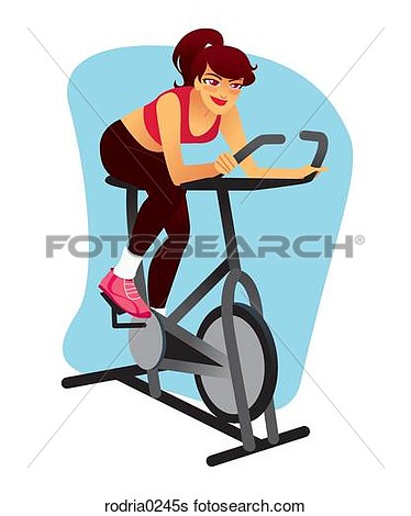 Exercise Bike Clipart   Free Clip Art Images