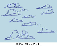 Fluffy Clouds Illustrations And Clipart