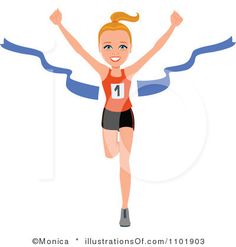 Free Clip Art Running Woman   Royalty Free  Rf  Marathon Clipart