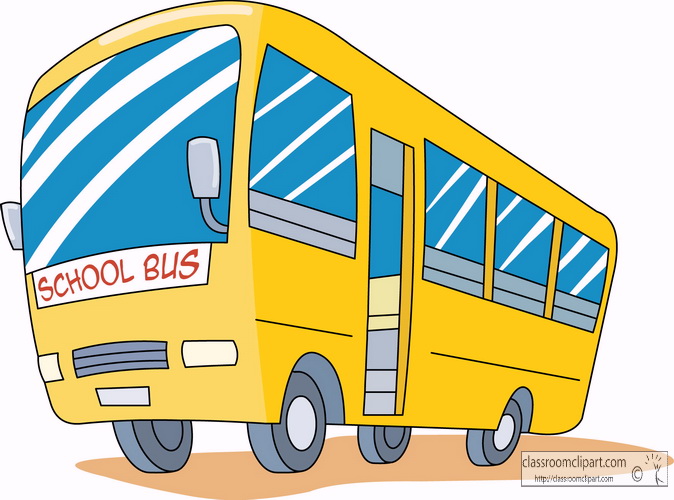 Free Clip Art School Bus A School Bus At A Stop Sign 100508 133361