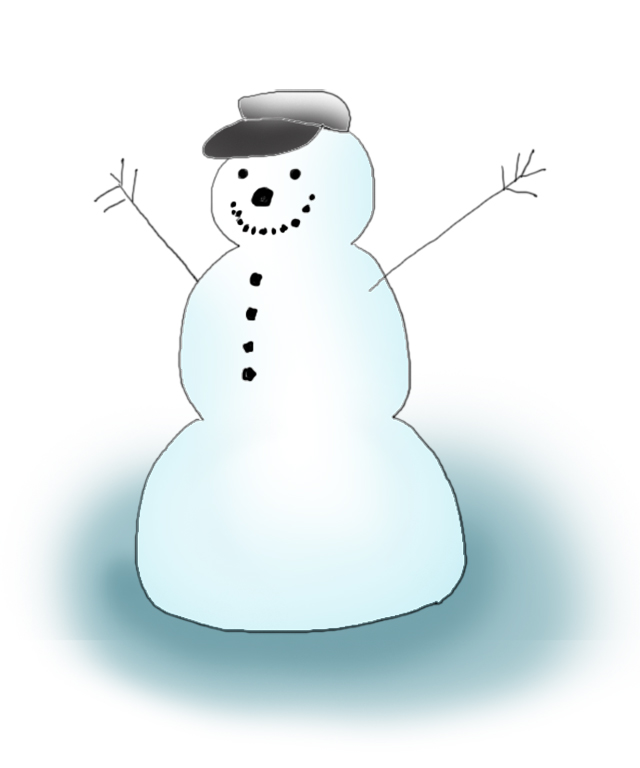 Free Funny Snowman Clipart