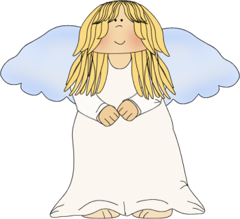 Girl Angel Image   Animated Clip Art Image Of Blond Haired Angel