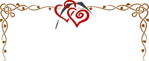 Hearts And Vine Clip Art At Clker Com   Vector Clip Art Online    