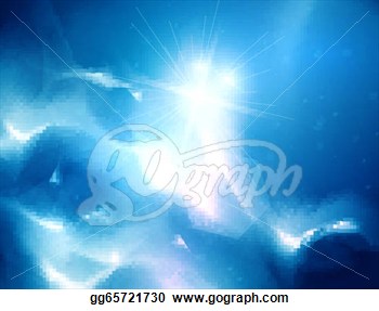 Heavens Cloudscape Vector Sky With Clouds Eps10  Clipart Gg65721730