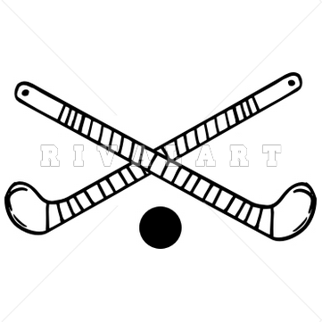 Hockey Stick Clipart Black And White   Clipart Panda   Free Clipart    