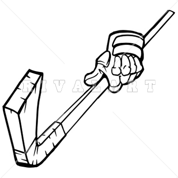 Hockey Stick Clipart Black And White   Clipart Panda   Free Clipart