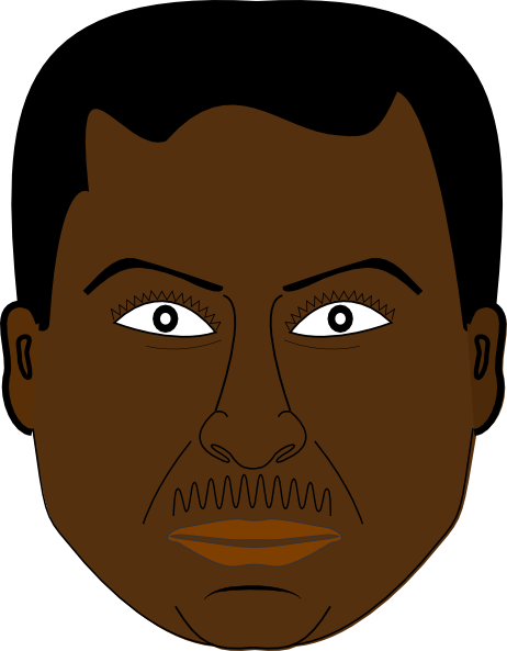 Man Face Clip Art At Clker Com   Vector Clip Art Online Royalty Free    