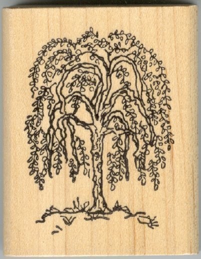 Primitive Willow Tree Clip Art
