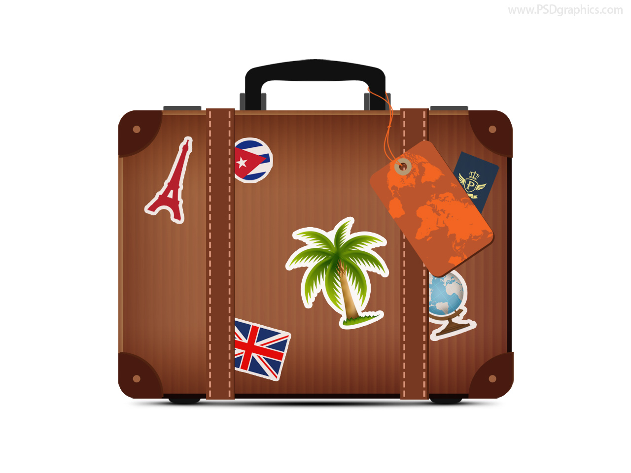 Travel Suitcase Icon  Psd    Psdgraphics