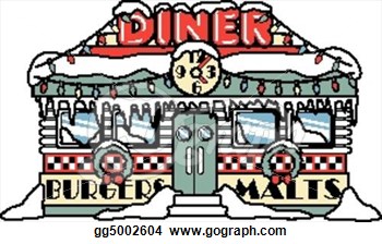50s Diner Clip Art Http   Www Gograph Com Illustration Fifties Diner