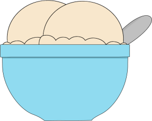 Bowl Neapolitan Ice Cream