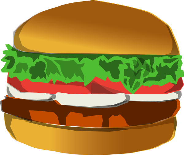 Buns Burger Clip Art At Clker Com   Vector Clip Art Online Royalty    