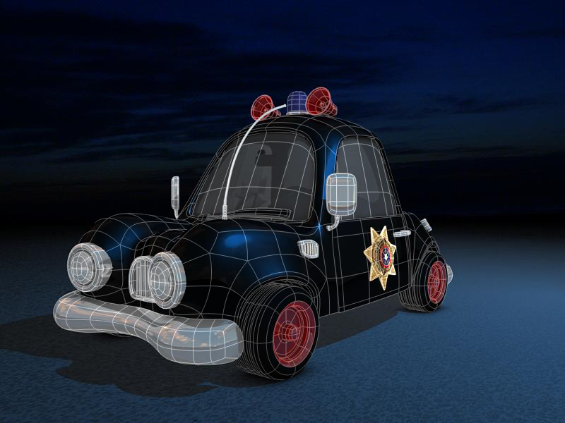 Cartoon Car Concept  Model Texture And Lighting   Motion Graphics And