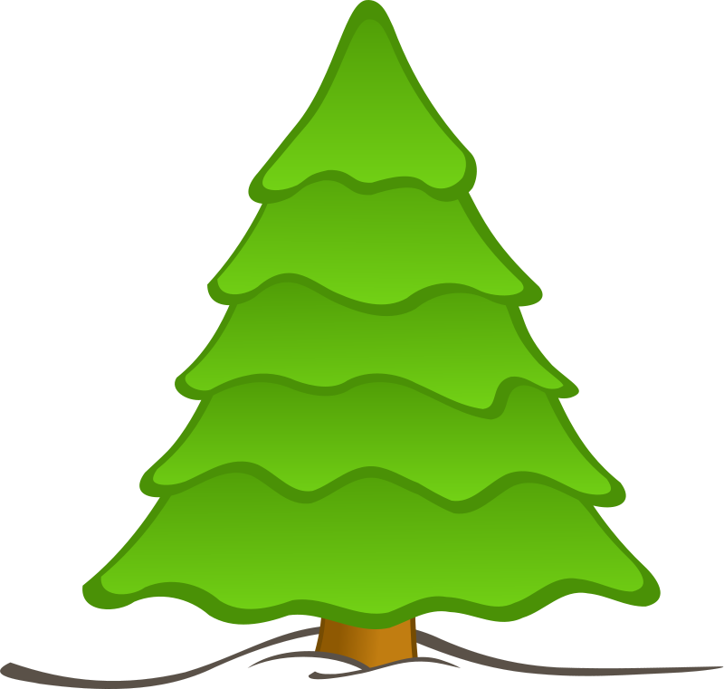 Christmas Tree   Free Stock Photo   Illustration Of A Plain Christmas