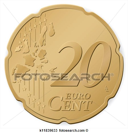 Clipart   20 Euro Cent  Fotosearch   Recherchez Des Clip Arts Des    