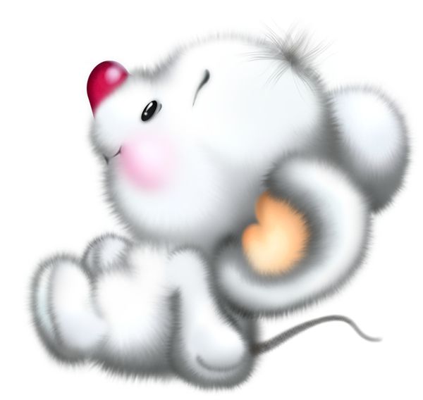 Cute White Mouse Cartoon Free Clipart   Adorable Clipart   Pinterest