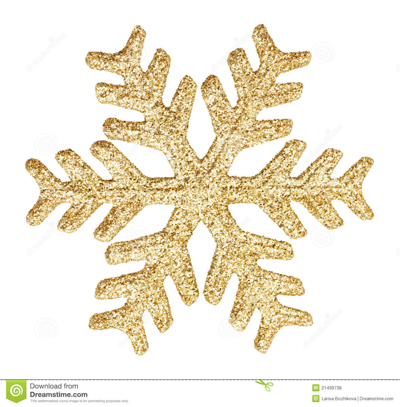 Gold Glitter Snowflake Royalty Free Stock Photos   Image  21499738