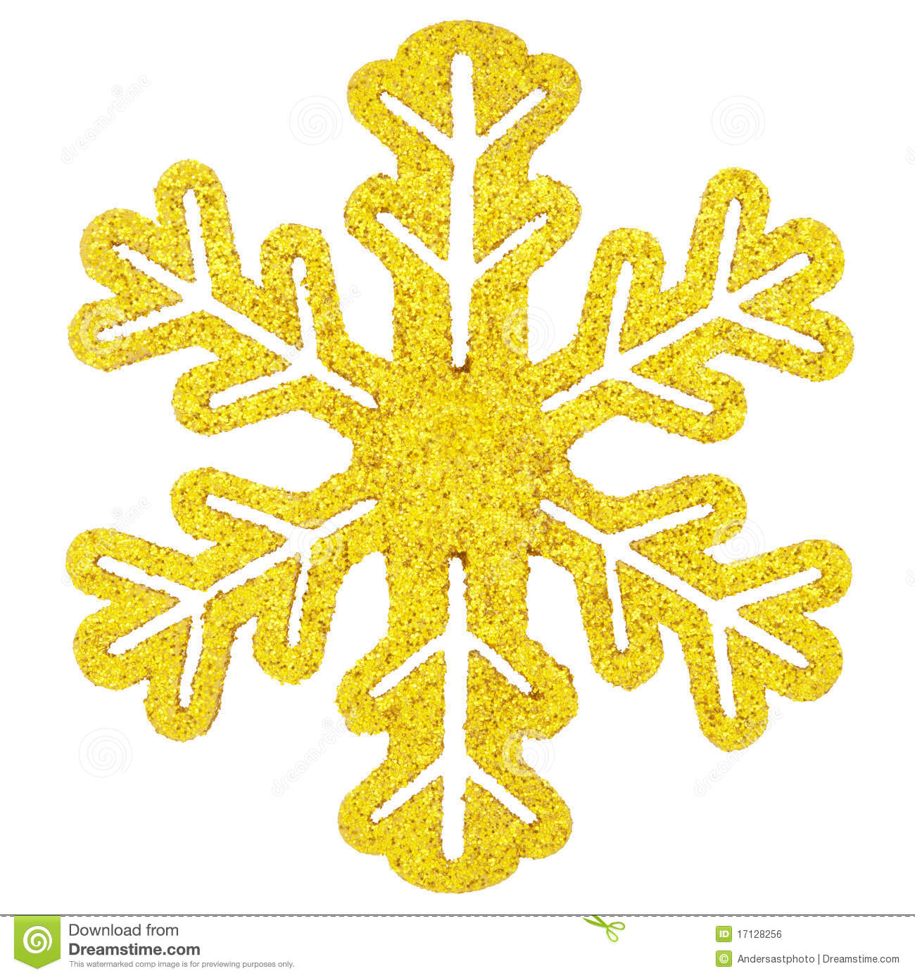 Gold Snowflake Royalty Free Stock Image   Image  17128256