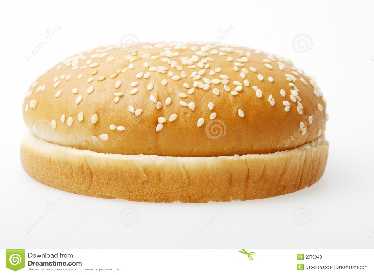 Hamburger Bun Stock Photos   Image  2079343