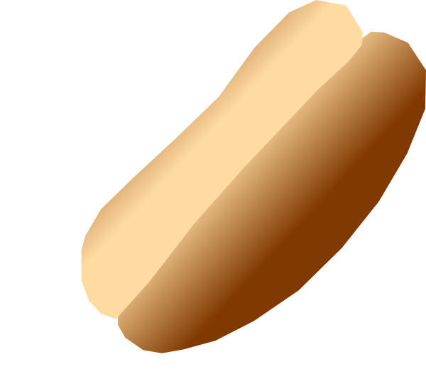 Hotdog Bun Clip Art At Clker Com   Vector Clip Art Online Royalty    