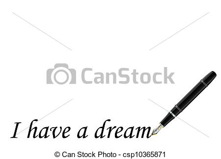 Illustration Of I Have A Dream Background Csp10365871   Search Clipart