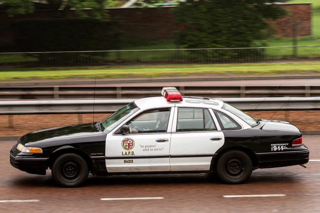 Lapd Cop Car By Dundeephotographics