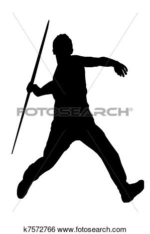 Male Javelin Thrower  Fotosearch   Search Clip Art Drawings Fine Art