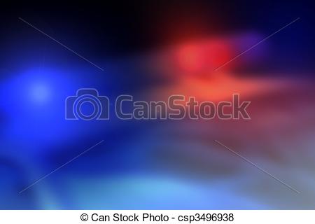 Pictures Of Police Car Light Bar Background In Motion Csp3496938    