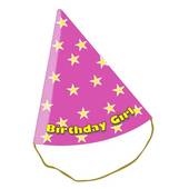 Pink Birthday Party Hat   Royalty Free Clip Art