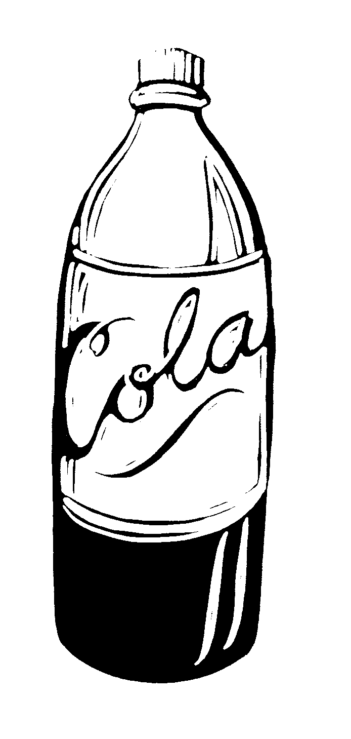 Soda Clip Art Black And White