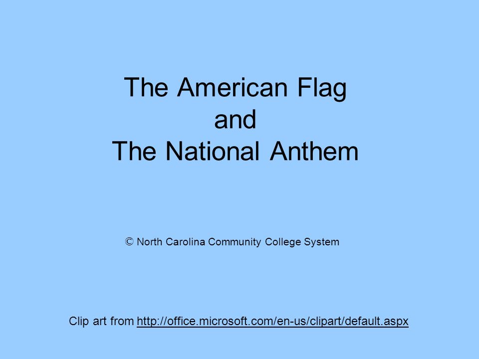 The American Flag And The National Anthem Clip Art From Http   Office