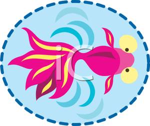 Beta Fish In Water Royalty Free Clipart Picture 100320 166050 281042