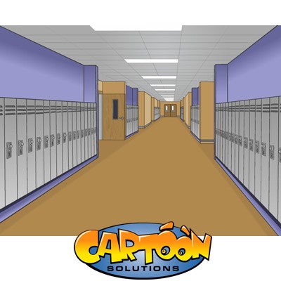 Cartoon School Hallway Background Images   Pictures   Becuo