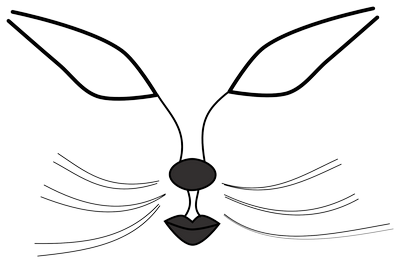 Cat Whiskers Clip Art And At The End Just Add Cat