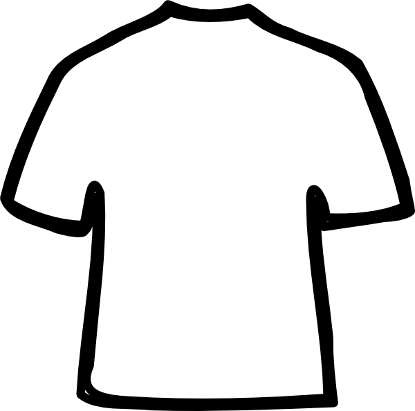 Clip Art Black And White Shirt