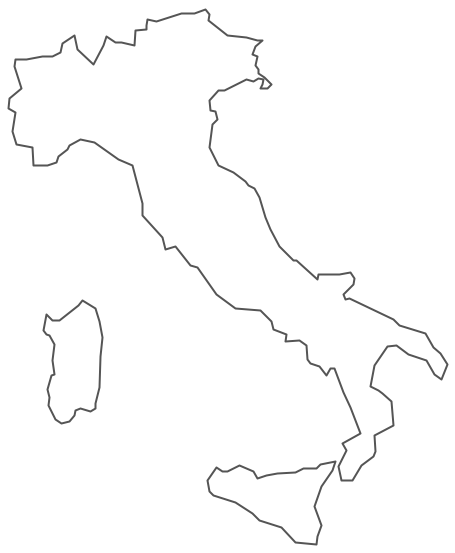 Geo Map   Europe   Italy Contour