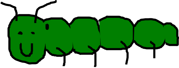 Green Caterpillar Clip Art At Clker Com   Vector Clip Art Online    