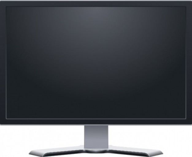 Lcd Monitor Clip Art Vector   Free Download