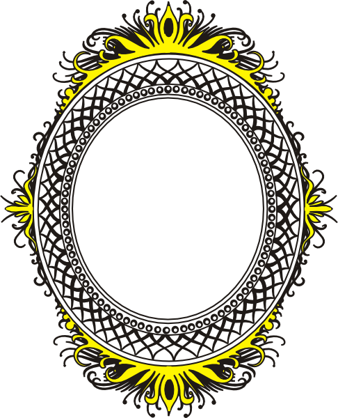 Oval Frame Clip Art At Clker Com   Vector Clip Art Online Royalty