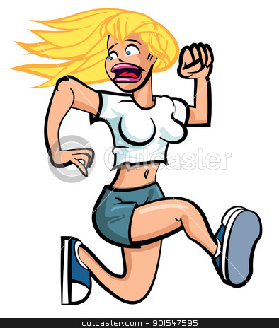 Scared Girl Running Clipart   Clipart Panda   Free Clipart Images