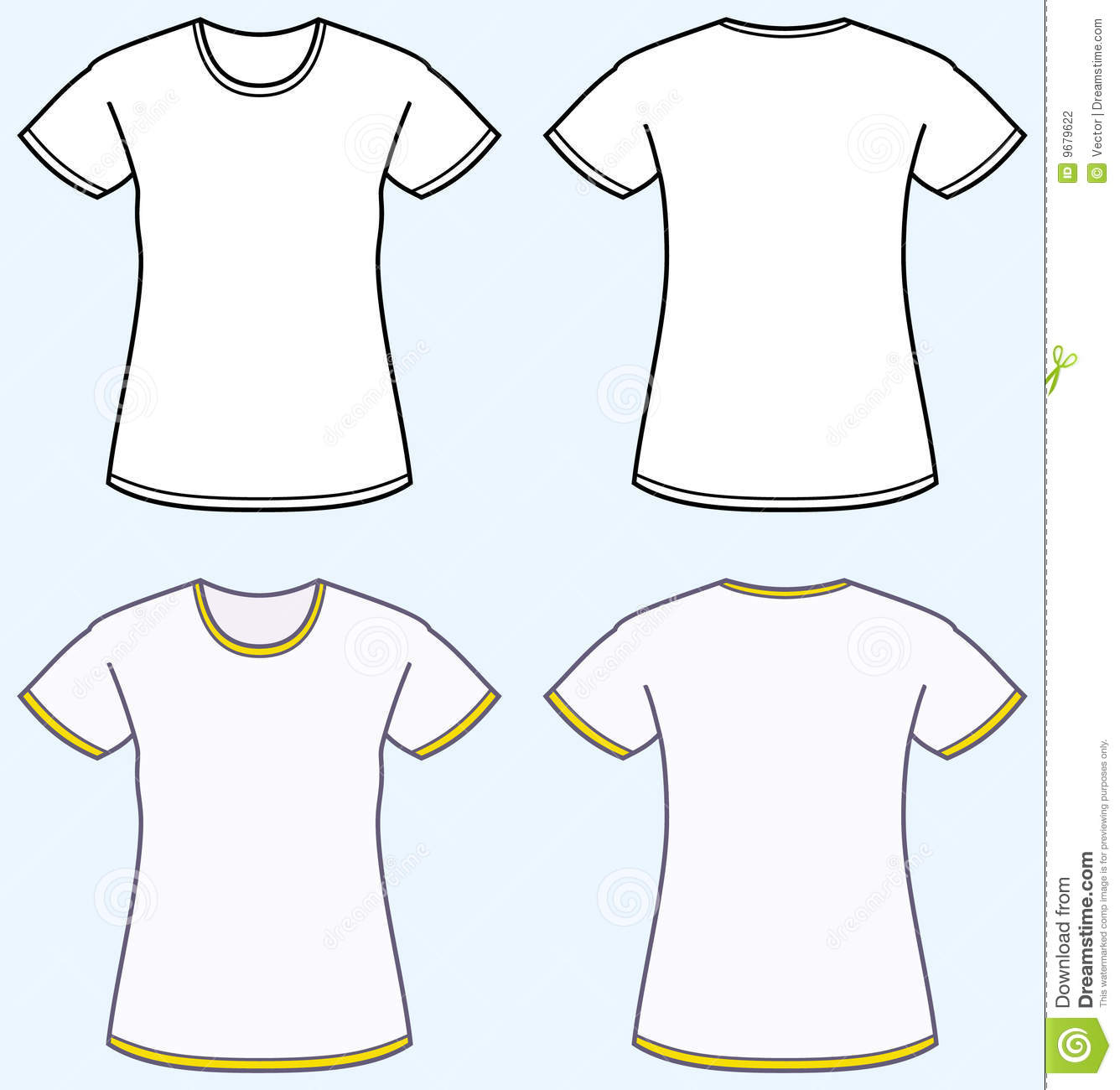 Vector Illustration On White Background   T Shirt