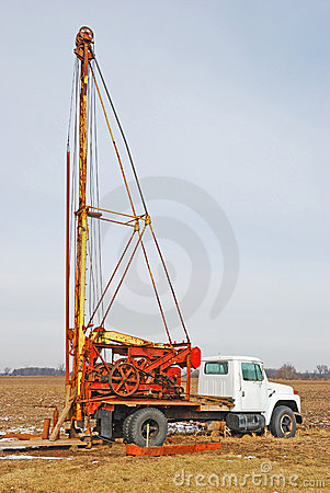 Water Well Drilling Rig Stock Photography   Image  12817332